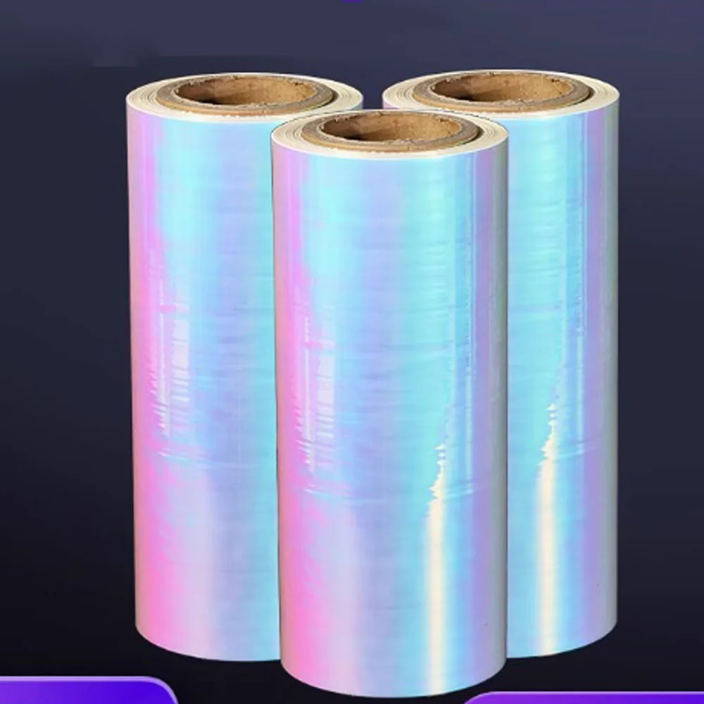 

32cm W x 200m L 3" Core(76mm) Hot Lamination Film 24mic BOPP Plain Colorful Blue or Red Light Film for Laminator