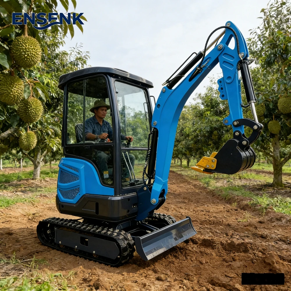 

Мини-экскаватор 0.8 тонны, 1.7 тонны, 1.8 тонны с двигателем Yanmar, Европа, EPA Euro 5, CE, быстрая доставка