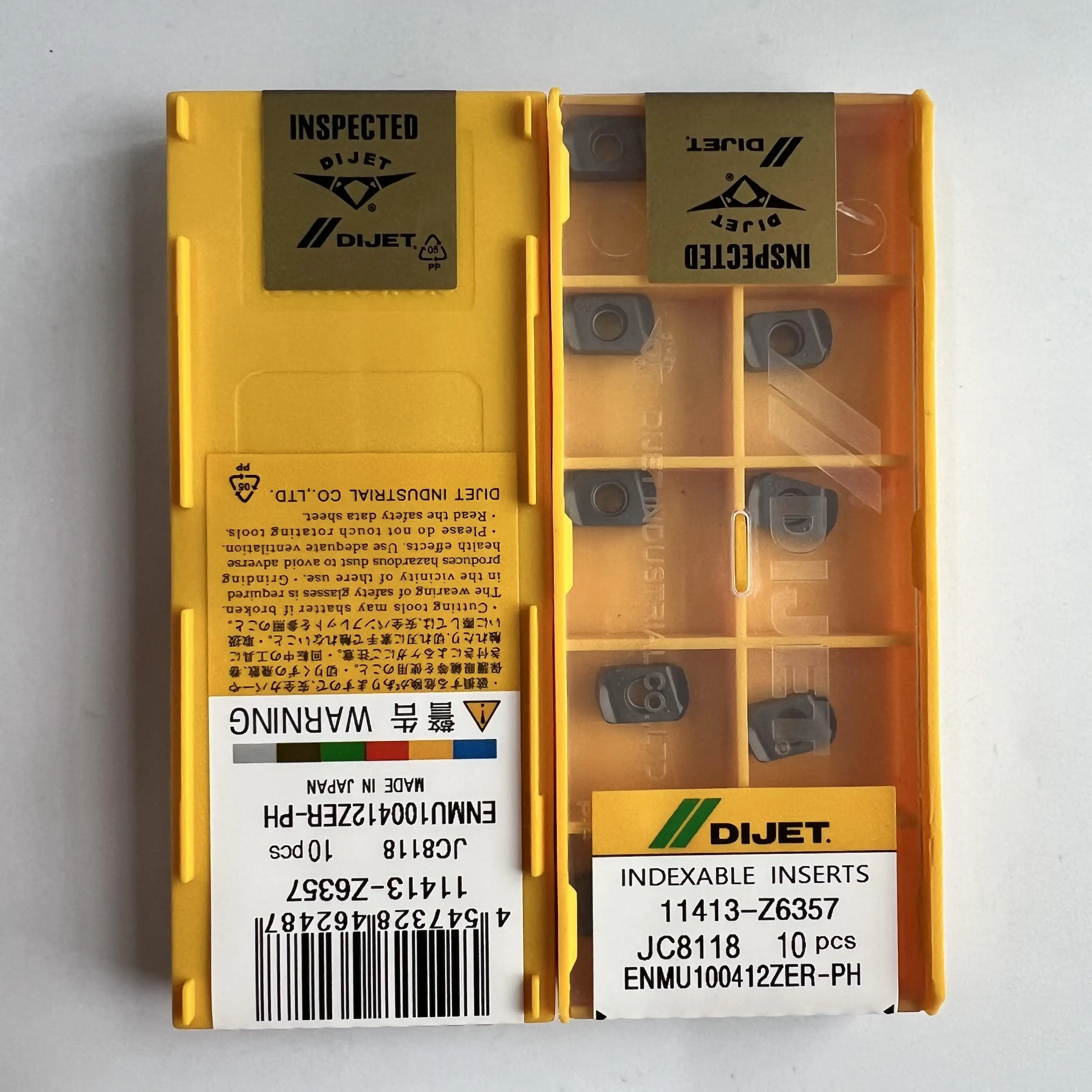 

Original blade ENMU100412ZER-PH JC8118 /Carbide CNC Blade 10 Pieces