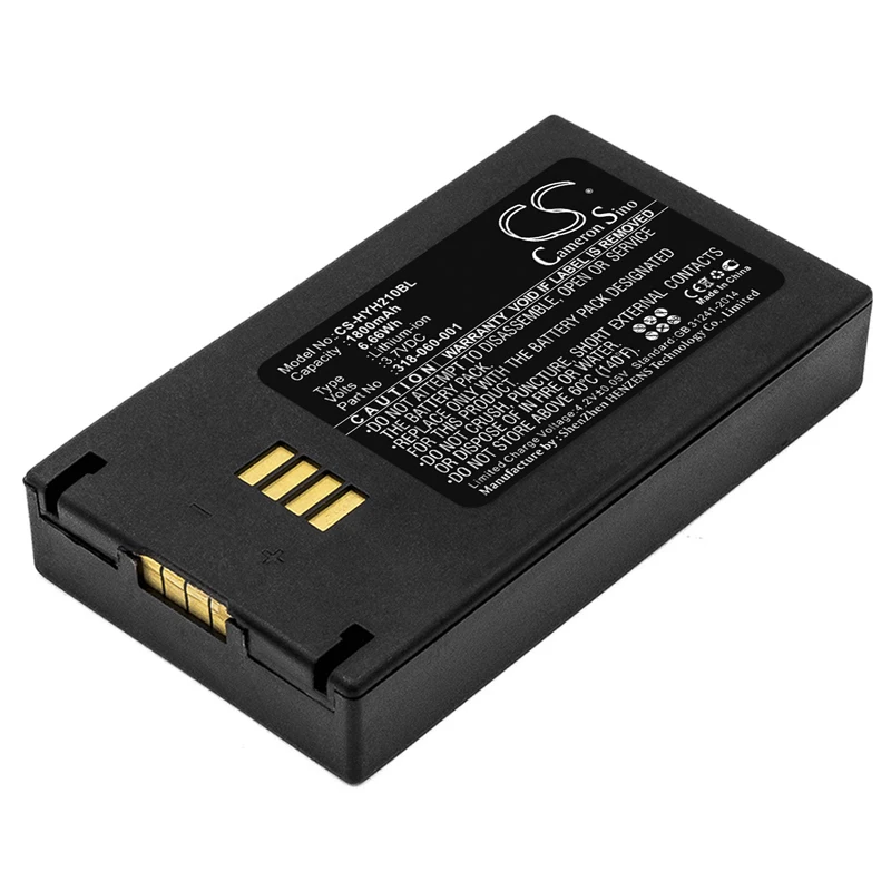 3.7V 1800mAh Barcode Scanner Battery 318-060-001 for Honeywell IH21 RFID IH21A0014 H21 RFID reader