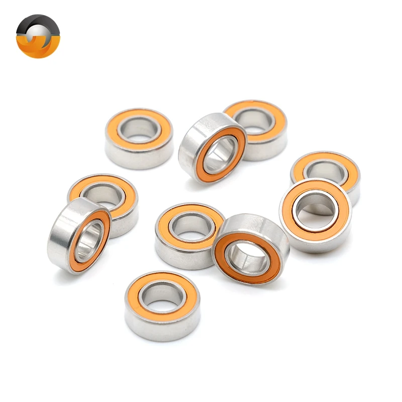 S687 2RS 10PCS ABEC-7 7x14x5mm 440C Stainless Steel Hybrid Bearing S687 RS Fisihing Reels & RC Miniature Ceramic Bearings