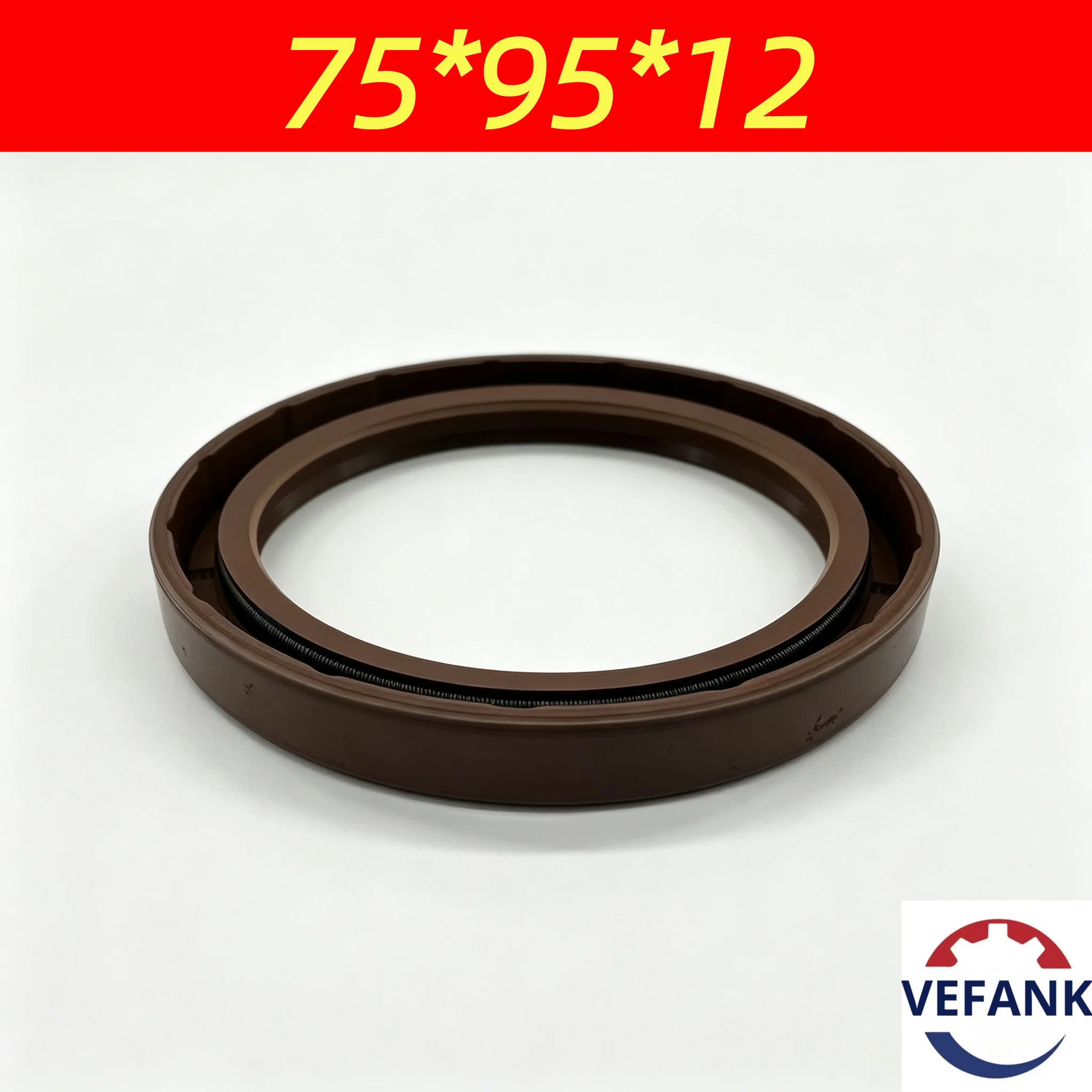 NBR 75*95*12 Radial shaft Oil seal rubber outside diameter single sealing lip
