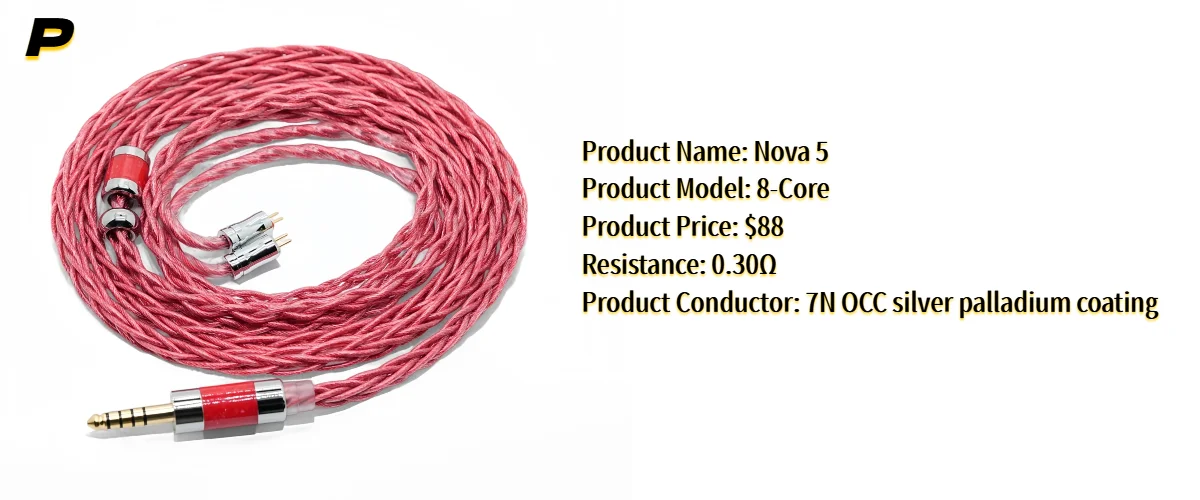 XINHS 2026 16. Jubiläum Fan-Feedback-Aktion Glücks-Kabel 4,4mm Balance 0,78mm 2-Pin HiFi Kopfhörer Upgrade-Kabel – Detail 7