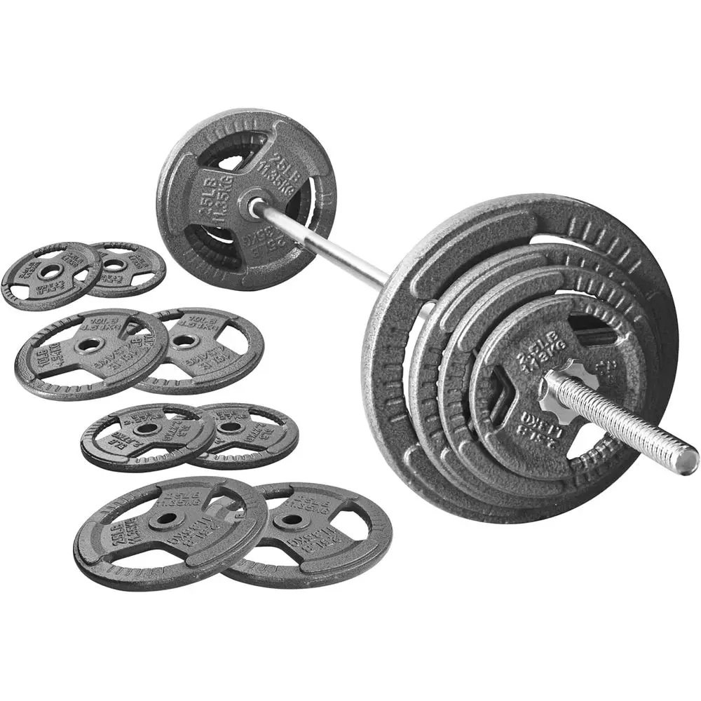 

Adjustable Weight Plates for Strength Training, Triple-Grip Design, 5 to 85 Lbs (2.5 to 25 Lbs)