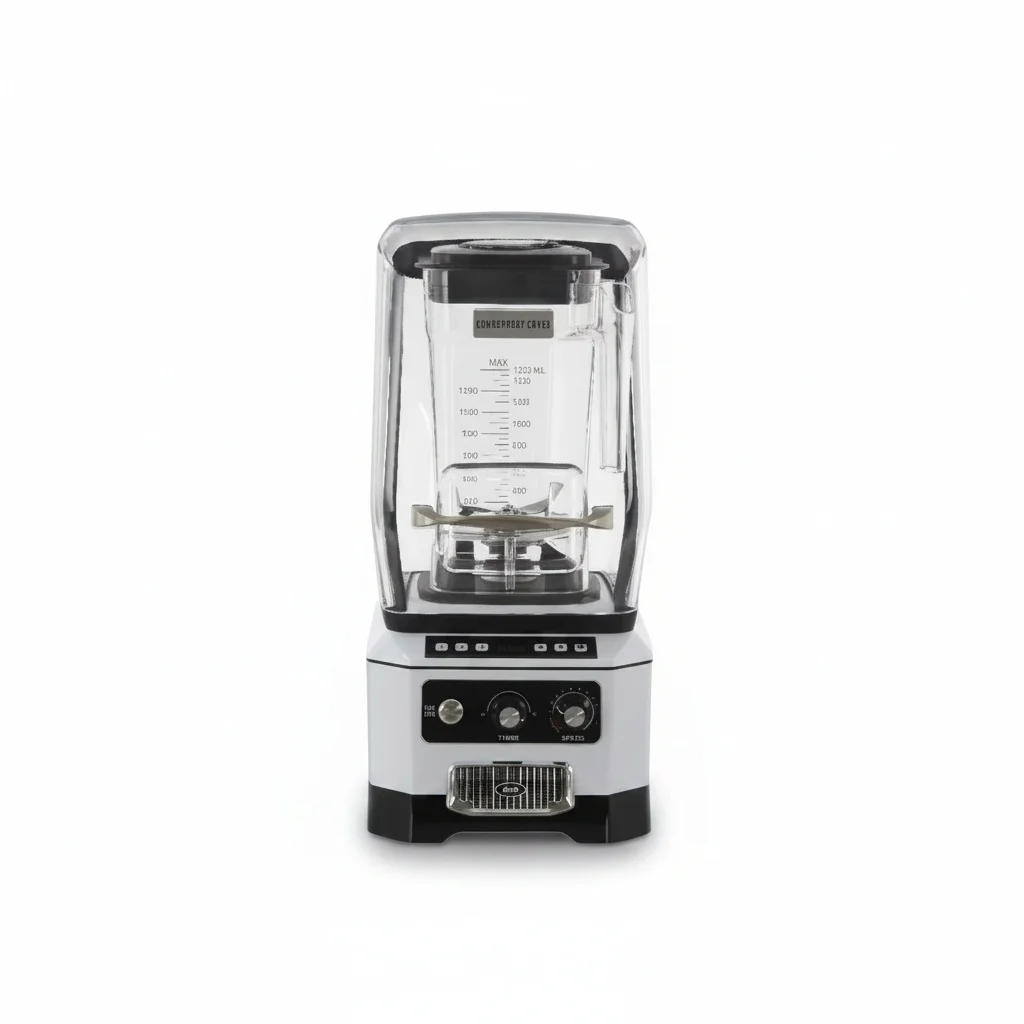 

Commercial Smoothie Blender, 1.5L Heavy Duty Mixer, 420 Stainless Steel Blade, High-Speed Motor Maker for Bars and Cafes