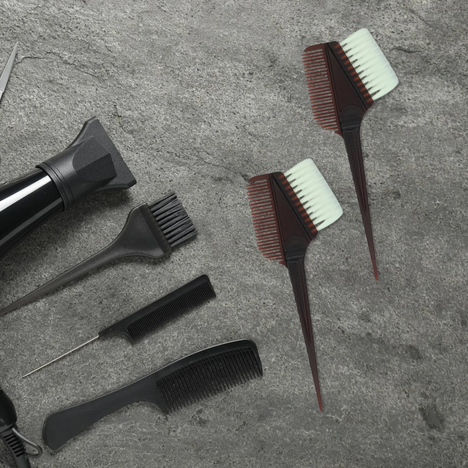 5Pcs Hair Dye Comb Kit Plastic Durable Professional Salon Home Use Hair Coloring Bowl Brush Easy Carry Convenient - Image 4