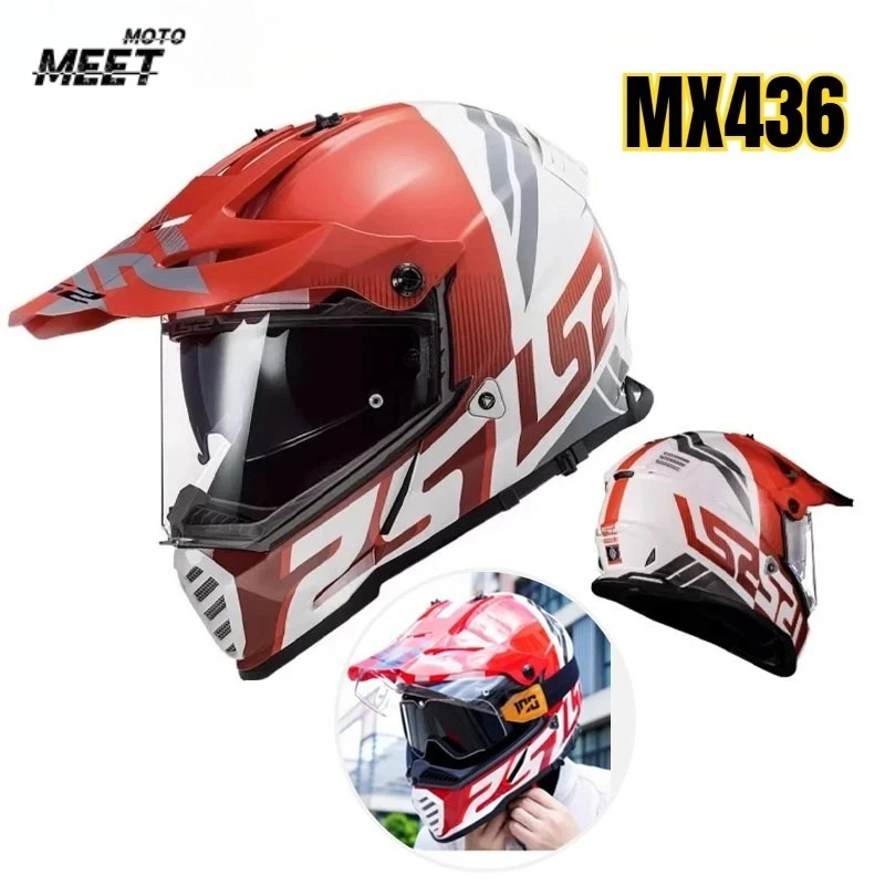 

Motocross Helmet Double Lens MX436 Off-road Motorcycle Helmets Casco Capacete