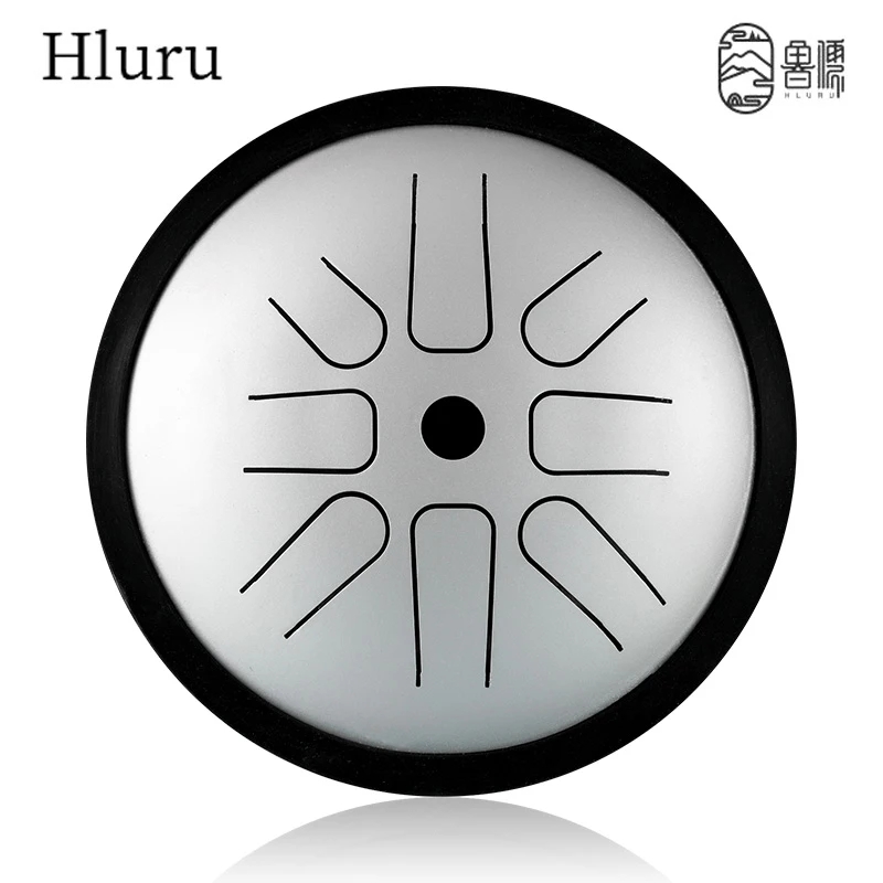 

HLURU Glucophone Steel Tongue Drum 6 Inch 8 Notes C Tone D Tone Music Drum Ethereal Drum Yoga Meditation Percussion Instrument