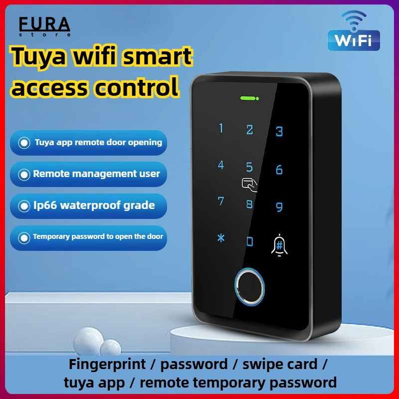 

For Fingerprint biometric access control keypad IP66 waterproof RFID IC card independent access control system