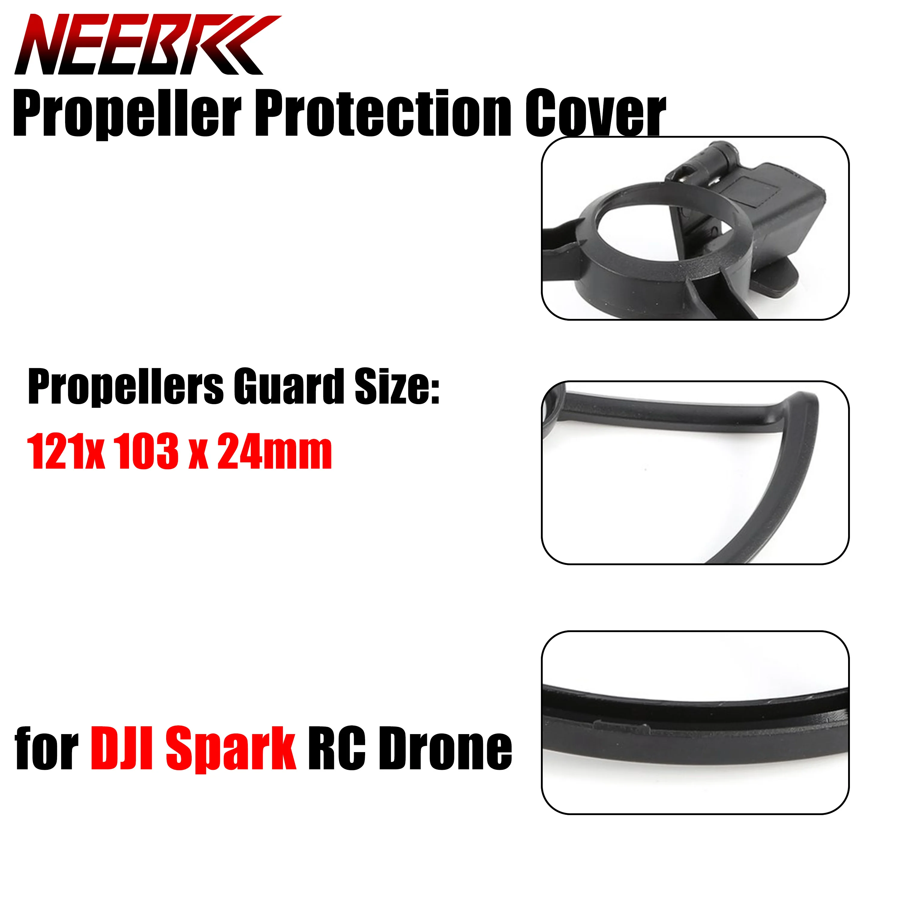 

4pcs Propellers Protection Cover Props Protective Guard Protector Blade for DJI Spark RC Drone Quadcopter Replacement Part Toy