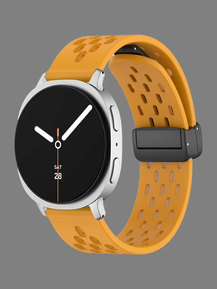 Magnetisches Armband für Samsung Galaxy Watch 8 44 mm 40 mm 46 mm Handgelenk Bellt Silikon Sportarmband Correa Galaxy Watch 8 klassisches Band