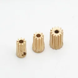 RC Model Metal Gear 0.5M 2.3mm 8T 9T 10T 12T 13T 14T 15T Height 5/10/12MM Cylindrical Spur Gear DIY Helicopter Motor