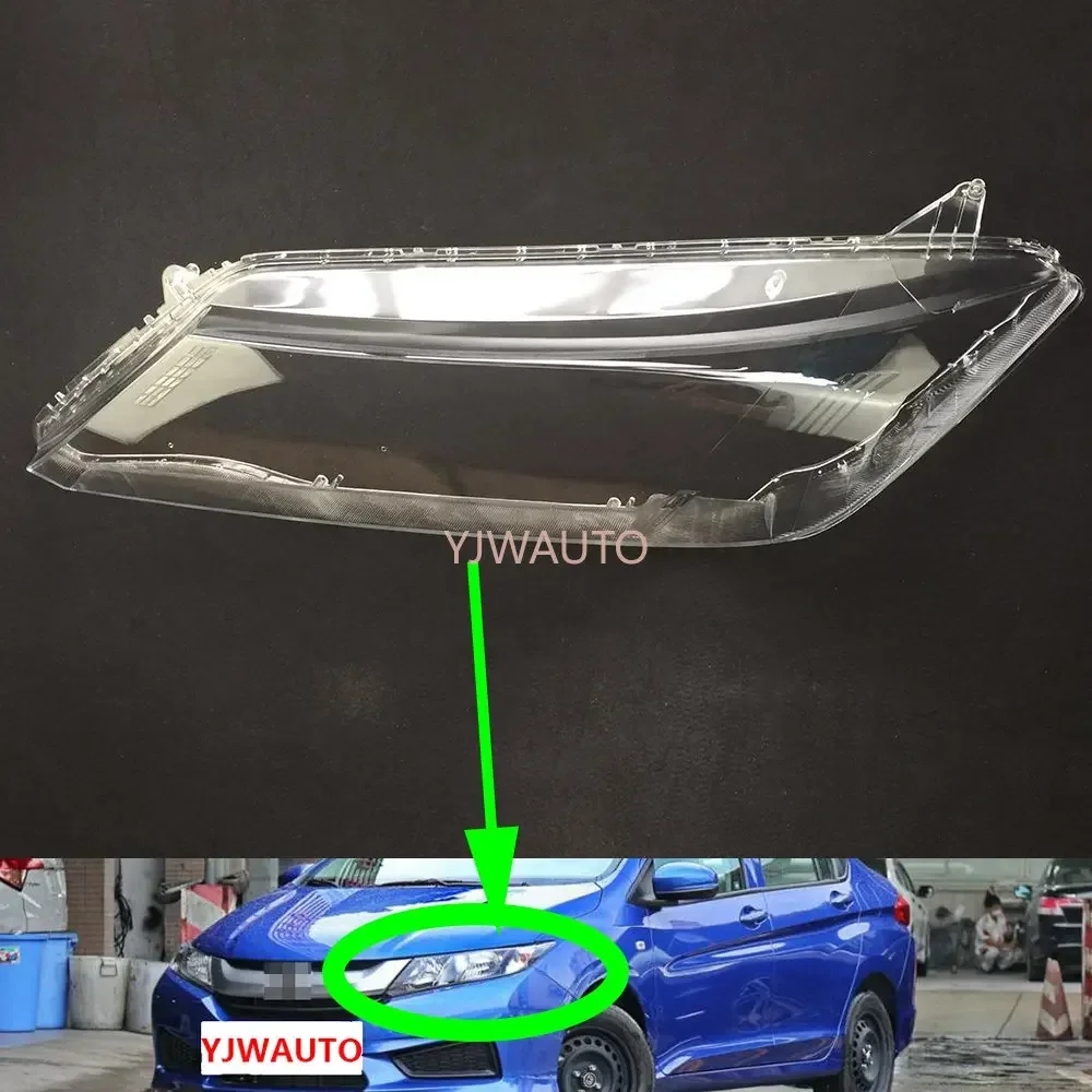 

Для Honda City 2015 2016 2017, линза для фар автомобиля, крышка для фар, замена стекла, передний абажур, линза, авто корпус