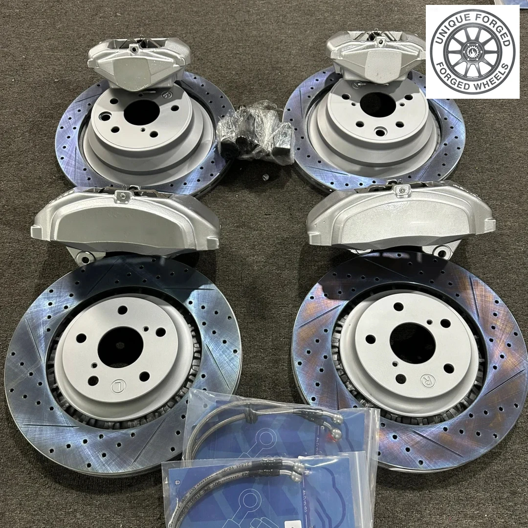 26 Style OEM Direct Install Front 4 Pot Rear 2 Piston Brake Caliper Kit