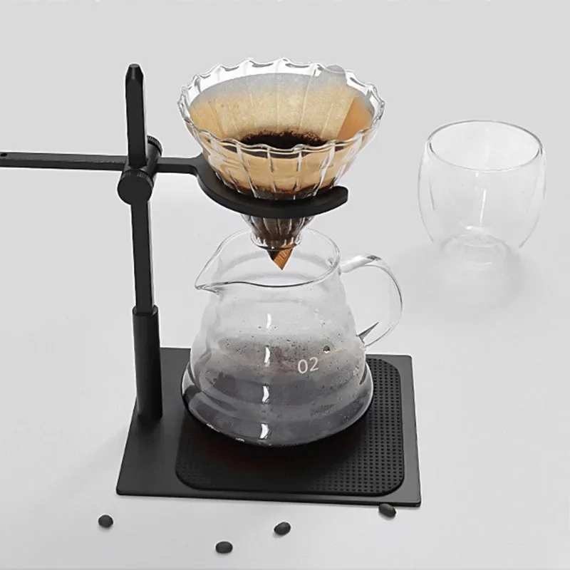 Coffee Hand Brewing Stand V-shaped Filter Cup Filter Rack Hand Brewing Coffee Pot Set Adjustable Stand Barista Accessories