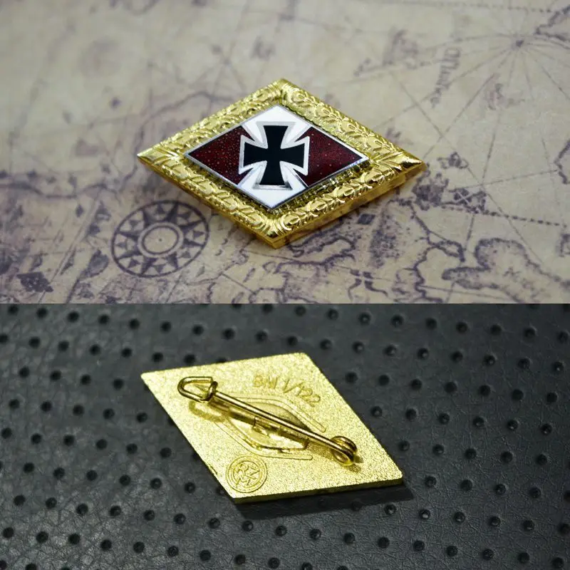 German Cross Pin Style Badge Collection Crafts Gifts