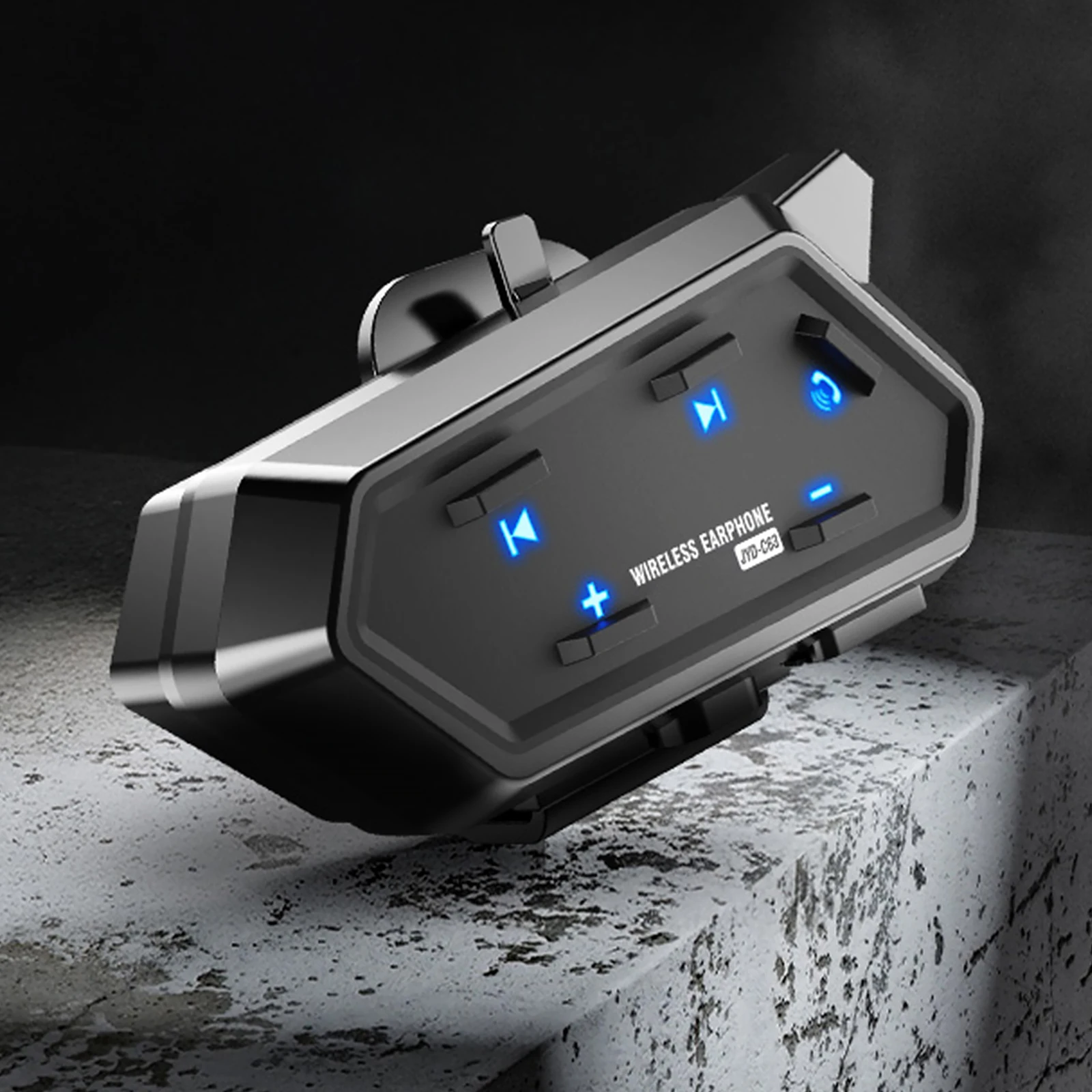 

Motorcycle Helmet Speaker Motorcycle Headphones Wireless BT Headphones Compatible with All Helmets