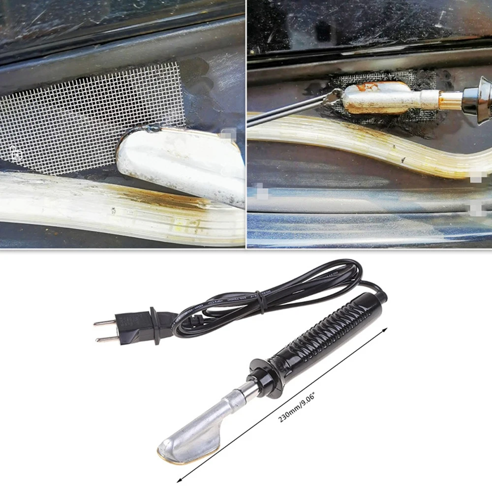 50/100W Leather Ironing Tool Crack Repair Smoothing Tool Repair Plastic Soldering Iron Car Bumper Welding Machine