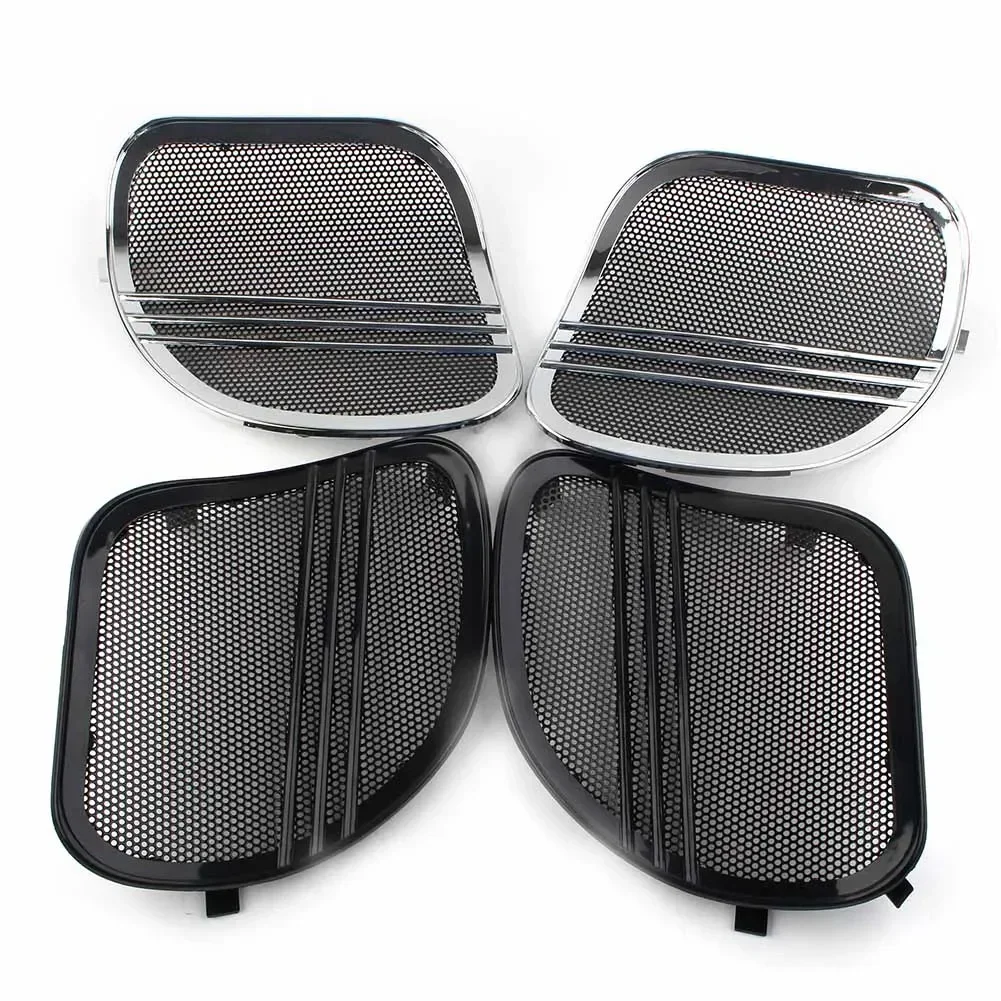 

Для Harley Davidson Road Glide 2015 2016 2017 2018 2019 2020 2021 2022 2 шт. решетка динамика мотоцикла, накладка слева и справа