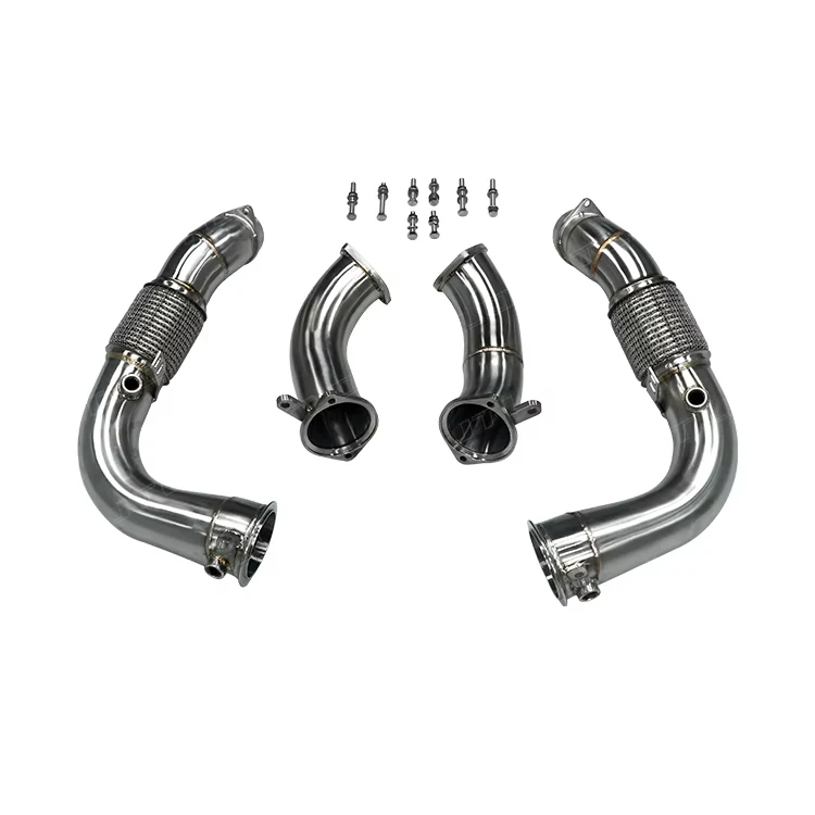 

JTLD Downpipe Stainless Steel Exhaust Downpipe for Bmw X5m Competition F95 S63 4.4T NEWEST G Chassis European Cars