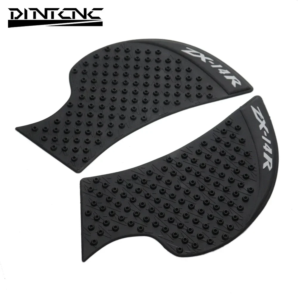 Motorcycle Paint Protection For KAWASAKI ZX14R GTR ZZR1400 Non-Slip Sticker Fuel Tank Cover Knee Pad Rubber Decorative Stickers
