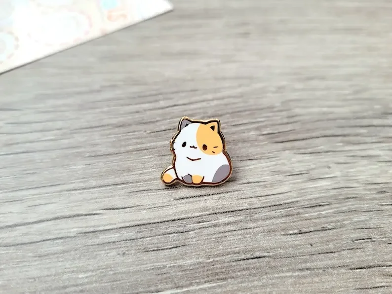 Cat Tiny Pals Mini Hard Enamel Pins  Cute Animal  Kitty Kitten