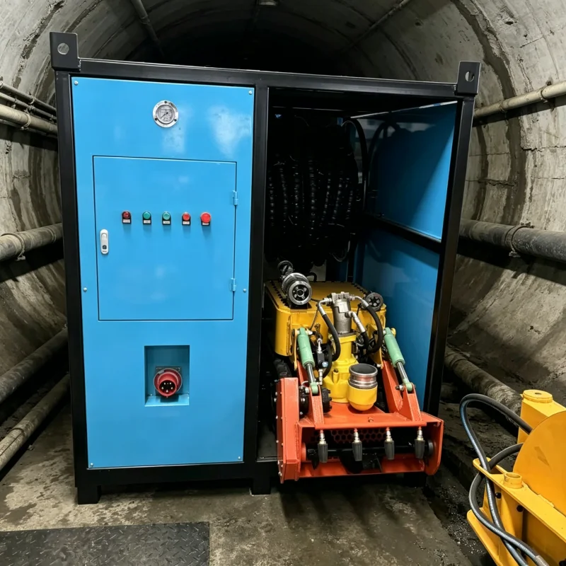 Municipal Sewerage Dredging Robot Submersible Crawler For Urban Drainage Pipe Sludge Removal Remote Control Silt Cleaner Tool