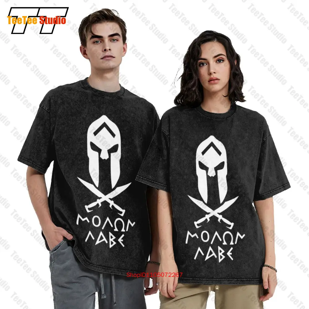 

Футболка большого размера Molon Labe Spartan Sword 2Nd YF46