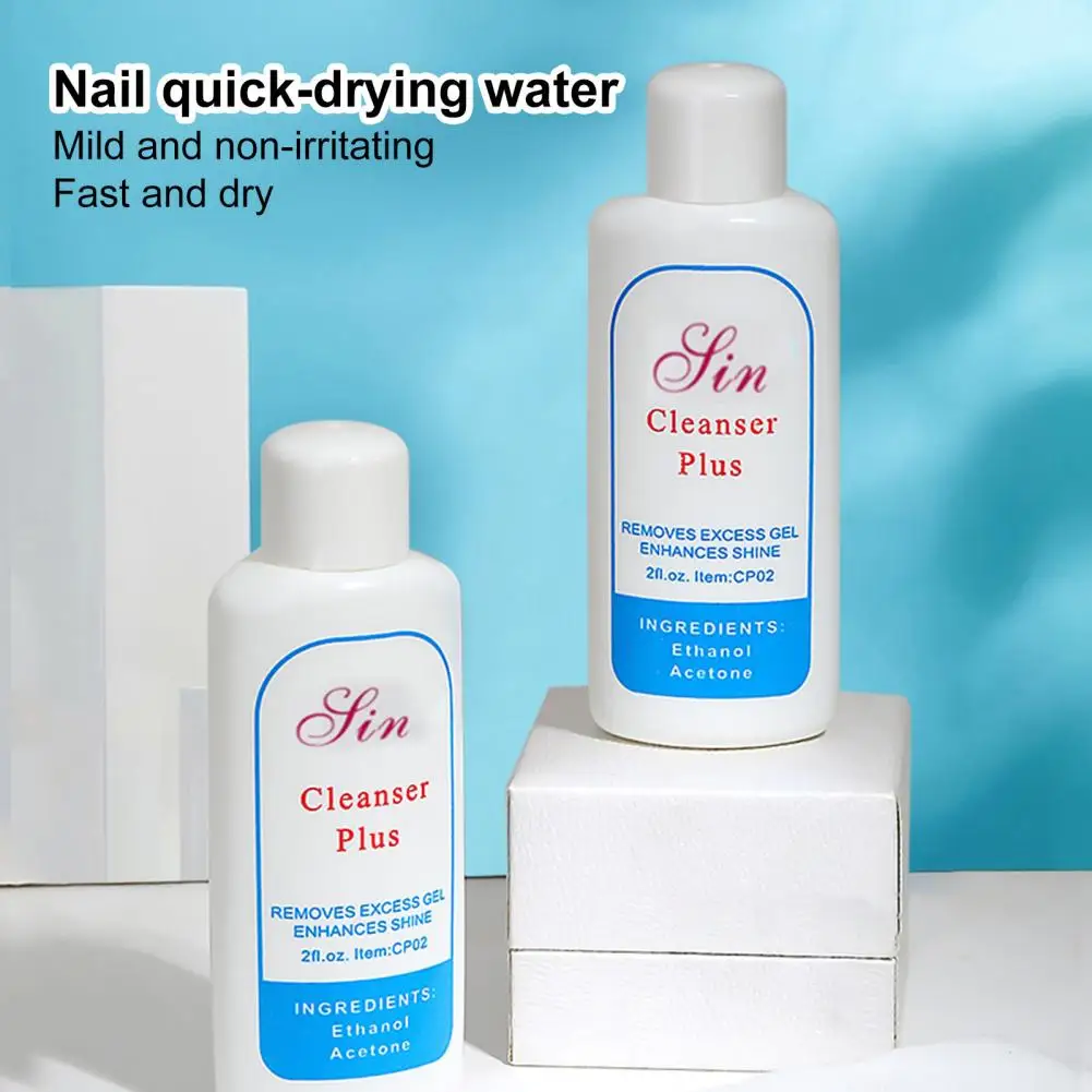 

Functional Manicure Polish Cleanser Safe Mild Universal Solid Extension Gel UV Nail Cleanser Cleanser Plus Lightweight