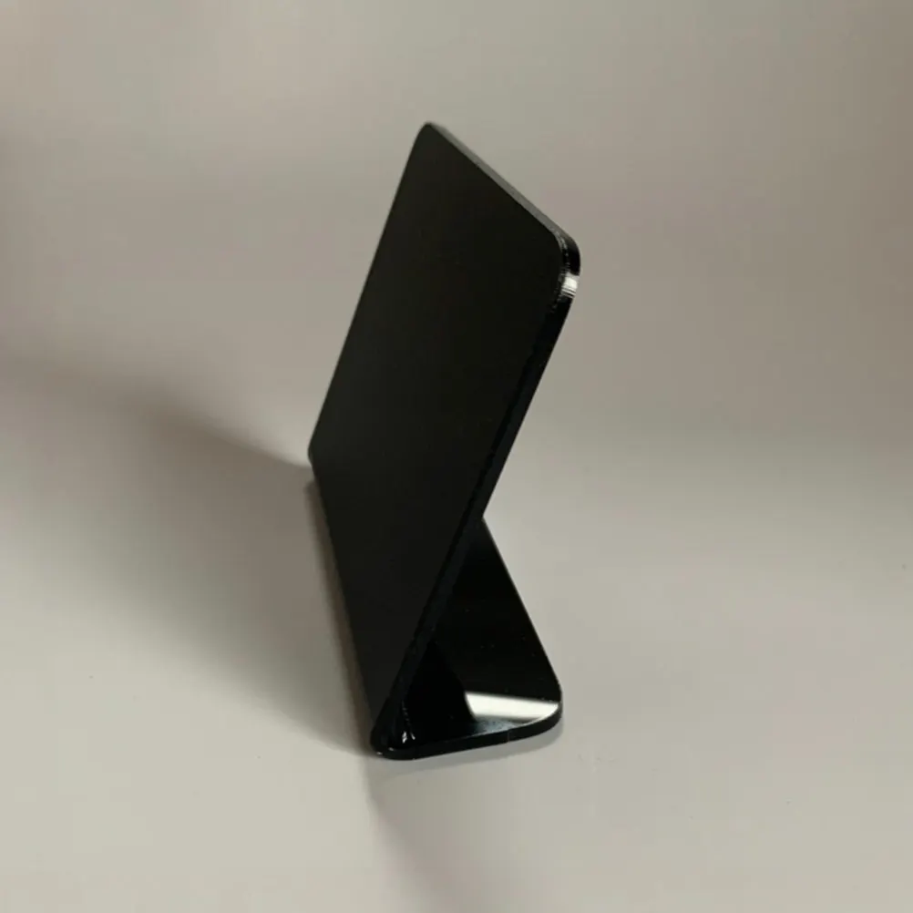 

4Pcs Small Acrylic Blackboard Desktop Display Stand for Garden Wedding Kitchen Party Mini Chalkboard Message Writing Board