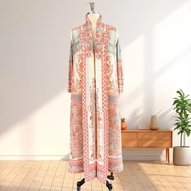 

Arab Dubai Robe Jacket Ladies Muslim Clothing Luxury Party Robe Plus Size Modest Traditional Islamic Holiday Long Sleeve Dress