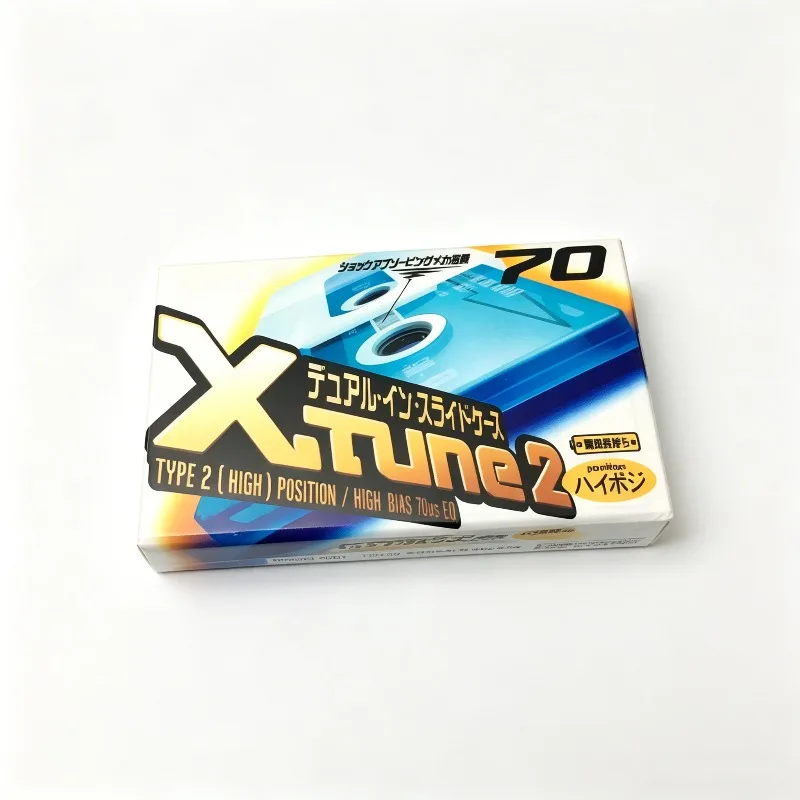 

100% Original New For Sony Xtune2 70min JP 1998 Mid Grade Type II Blank Cassette Sealed For Recording