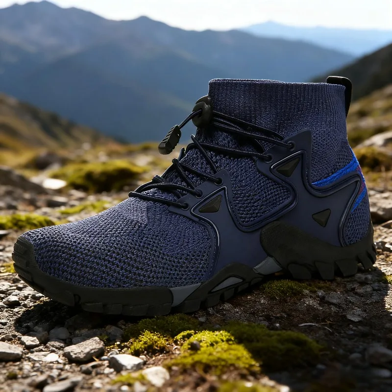 

Мужская походная обувь, уличные противоскользящие кроссовки, дышащая мужская повседневная прогулочная обувь с сеткой, Zapatillas Hombre Sapato Masculino