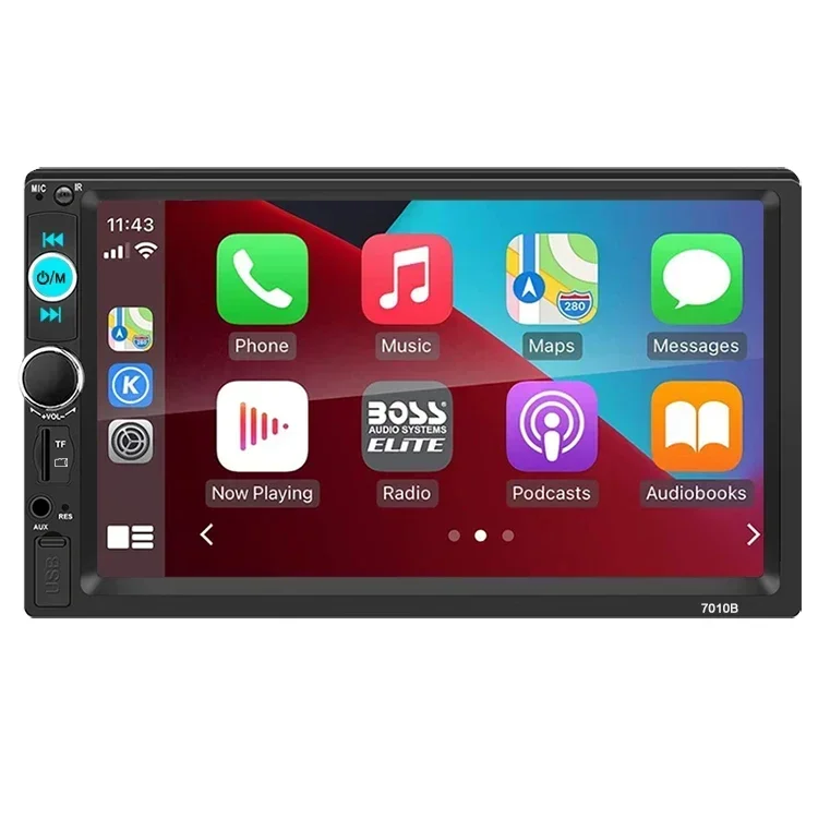 

2 Din Car Radio 7 Inch 7010B full touch Screen Digital Display bt FM USB Mirror FM Link Multimedia mp5 player