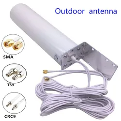 Omnidirectional antena externa cano arma, gsm/3g/4g, amplificador do sinal do telefone móvel, placa de rede