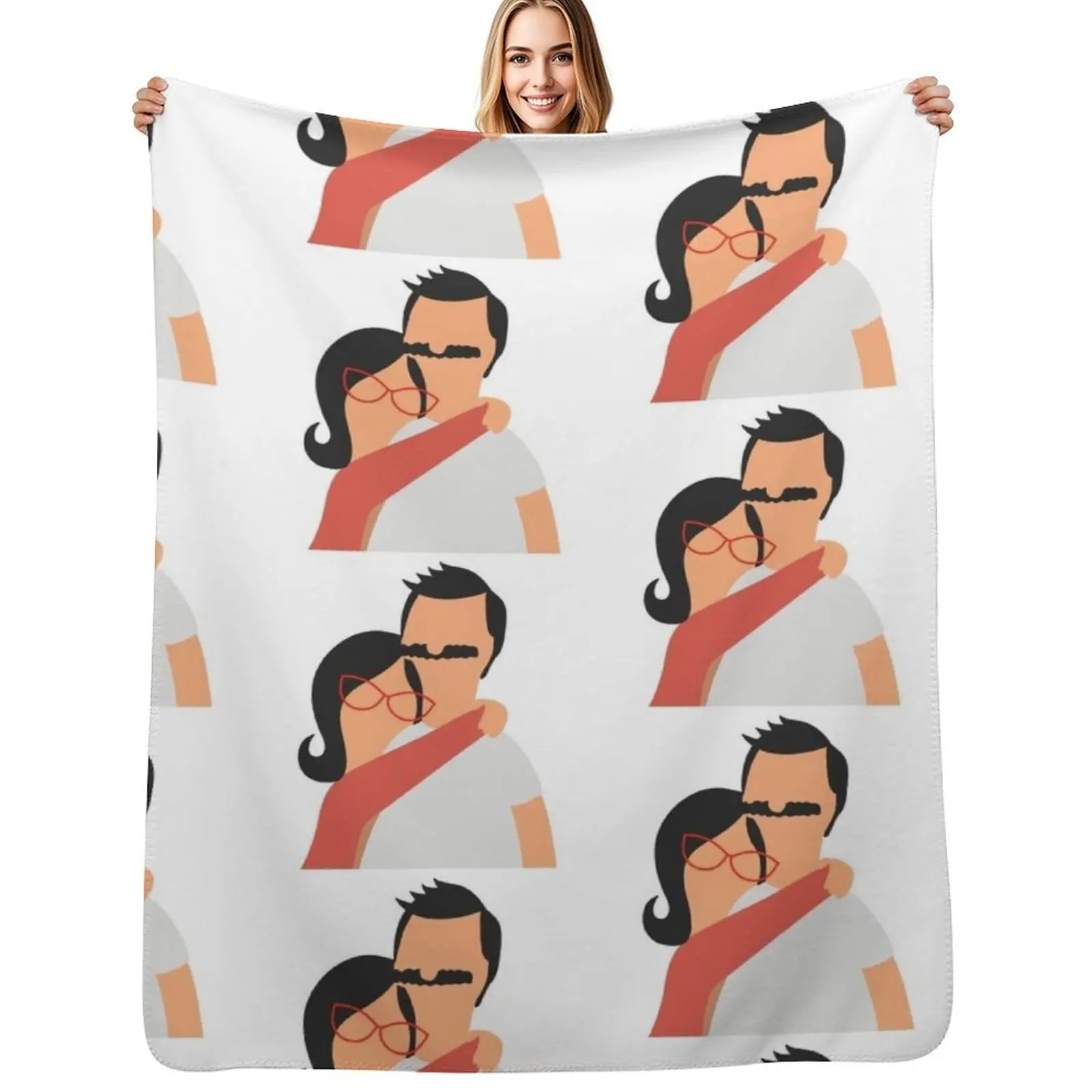 

Copy of Youare the Bob to my Linda Throw Blanket Faux Fur Soft Warm Blanket for Bed