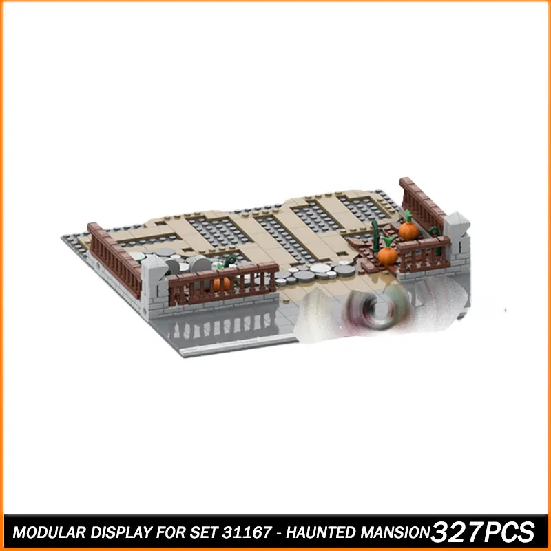 

MOC Building Blocks Street View Series Modular Display For Set - Haunted Mansion DIY Model Assemble Bricks Puzzle Toys Xmas Gift