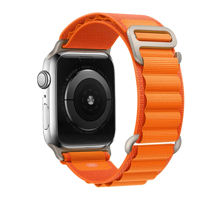 Für Apple Watch Armbänder 45 mm 46 mm 49 mm 42 mm iWatch Band 44 mm 40 mm Nylon Alpine Armband Correa Serie 10 9 8 7 6 11 SE Ultra 2 3
