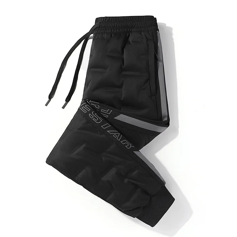 

New Style Down Pants for Men and Women. New Autumn-winter Men's Straight-leg 80-thread Down White Duck Down Pants, Slim Fit.