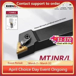 MTJNR1616 MTJNR2020 MTJNR2525 MTJNR3232 tokarka narzędzie tnące CNC MTJNR/L zewnętrzny uchwyt na narzędzia tokarskie