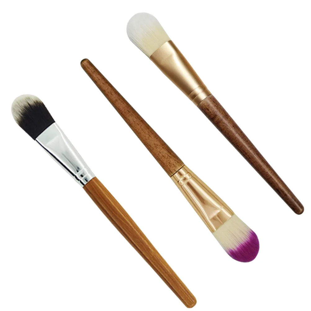 6-teilige Make-up-Pinsel mit Bambusgriffen, Gesichtsmasken-Applikator, Werkzeuge, tragbare Tasche im Lieferumfang enthalten, ideal für Reisen, tägliche Routine