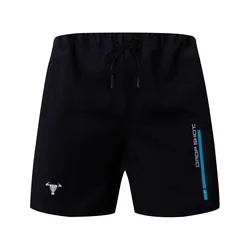 Pantalones cortos de Pádel con estampado de cabeza de toro para hombre, pantalones cortos de Bádminton de secado rápido, ropa de Club de tenis, correr, Fitness, Verano