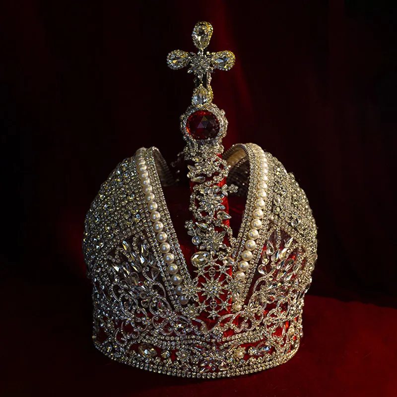 Coronation Crown Bride Crown Lolita Head Crown Russian Harbin Photo Cane