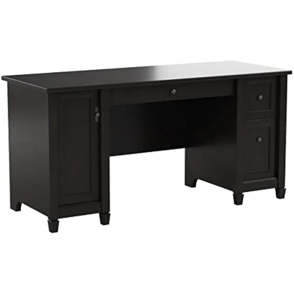 

Edge Water Computer Desk, L: 59.06" x W: 23.23" x H: 29.02", Estate Black finish