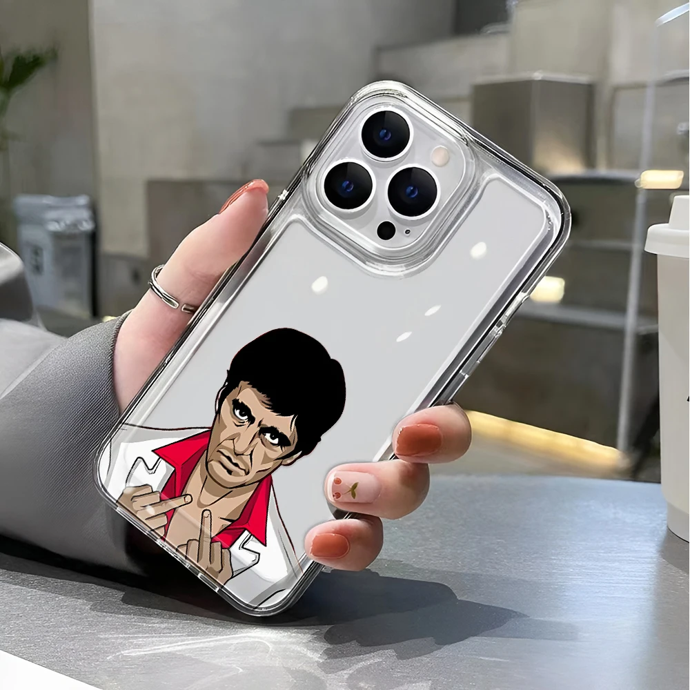 Play cool man Phone Case For iPhone 16 15 14 13 12 11 Pro Max Shockproof Transparent Bumper Back Cover 17 Air 16 15 14 Plus