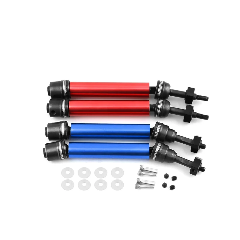 

Front ＆ Rear Aluminum CVD Drive Shaft Hardened Axle for 1/10 RC Car Traxxas RUSTLER 4X4 VXL 67076-445 HOSS 90076-4 MONSTER TRUCK