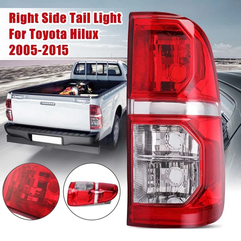 For Toyota Hilux 2005 - 2015 Car Rear Taillight Brake Lamp Tail Lamp Without Bulb