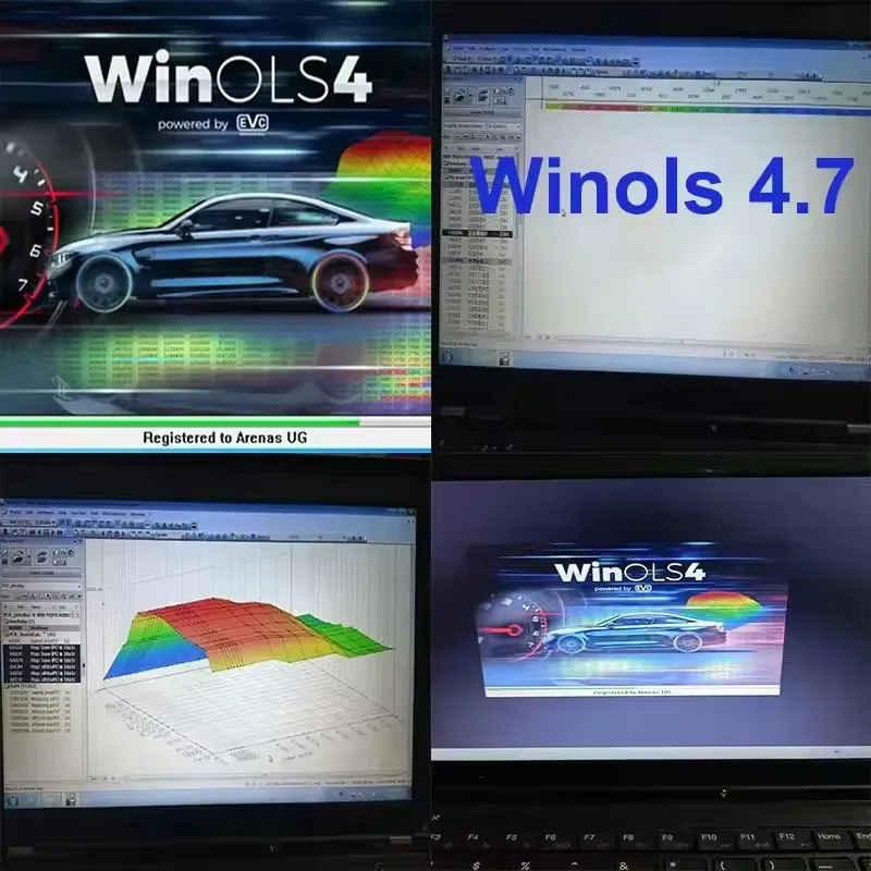 أداة N Winols 4.7 المنشط بالكامل لنظام التشغيل Windows 7 10 11 لا حاجة إلى Vmware متعددة اللغات + ECM TITANIUM + أداة خدمة IMMO + 2021 Damos