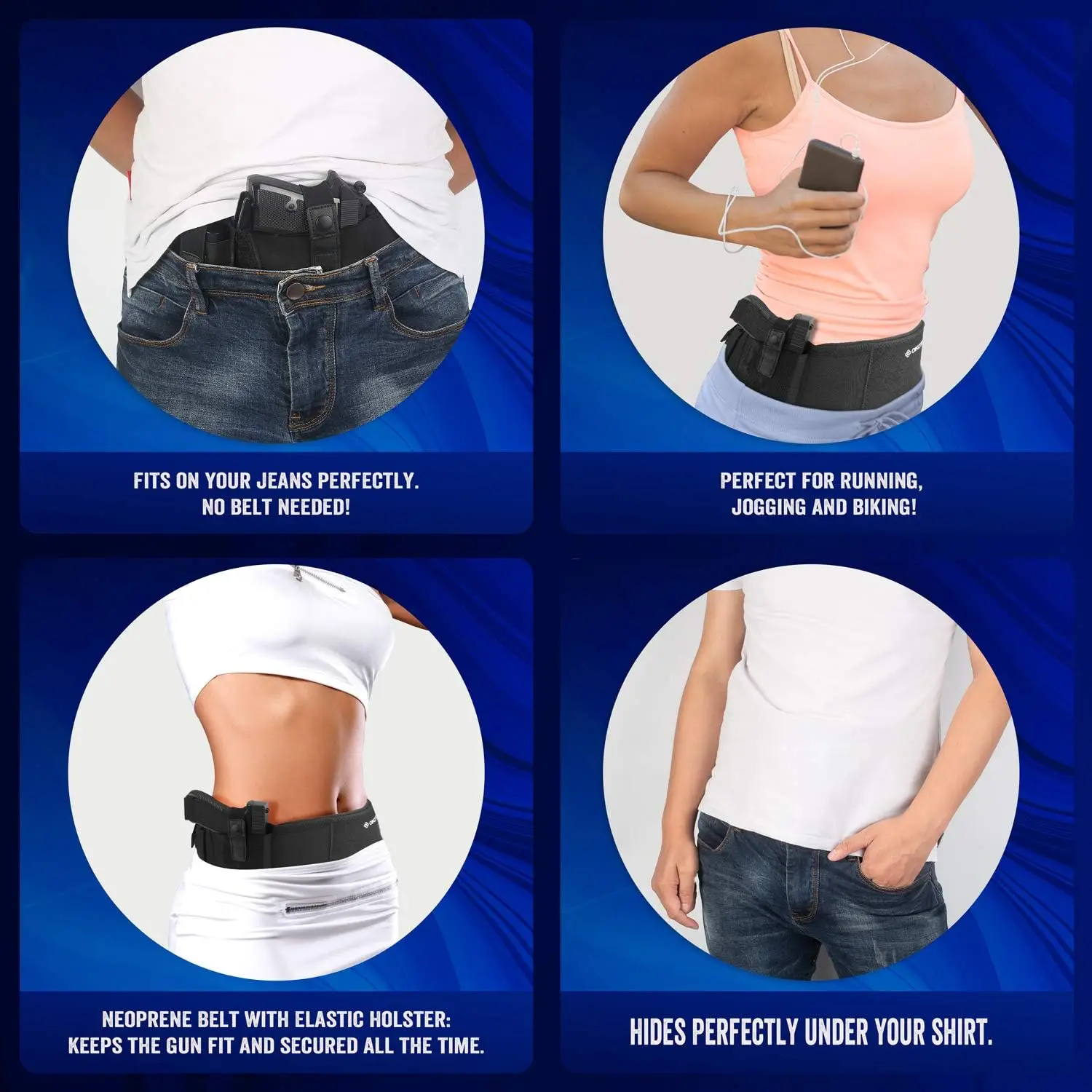 Gun holste, настроенная кобура для переноски, аксессуары для пистолета, гибкая, совместима с множеством типов пистолетов, подходящих для мужчин и женщин