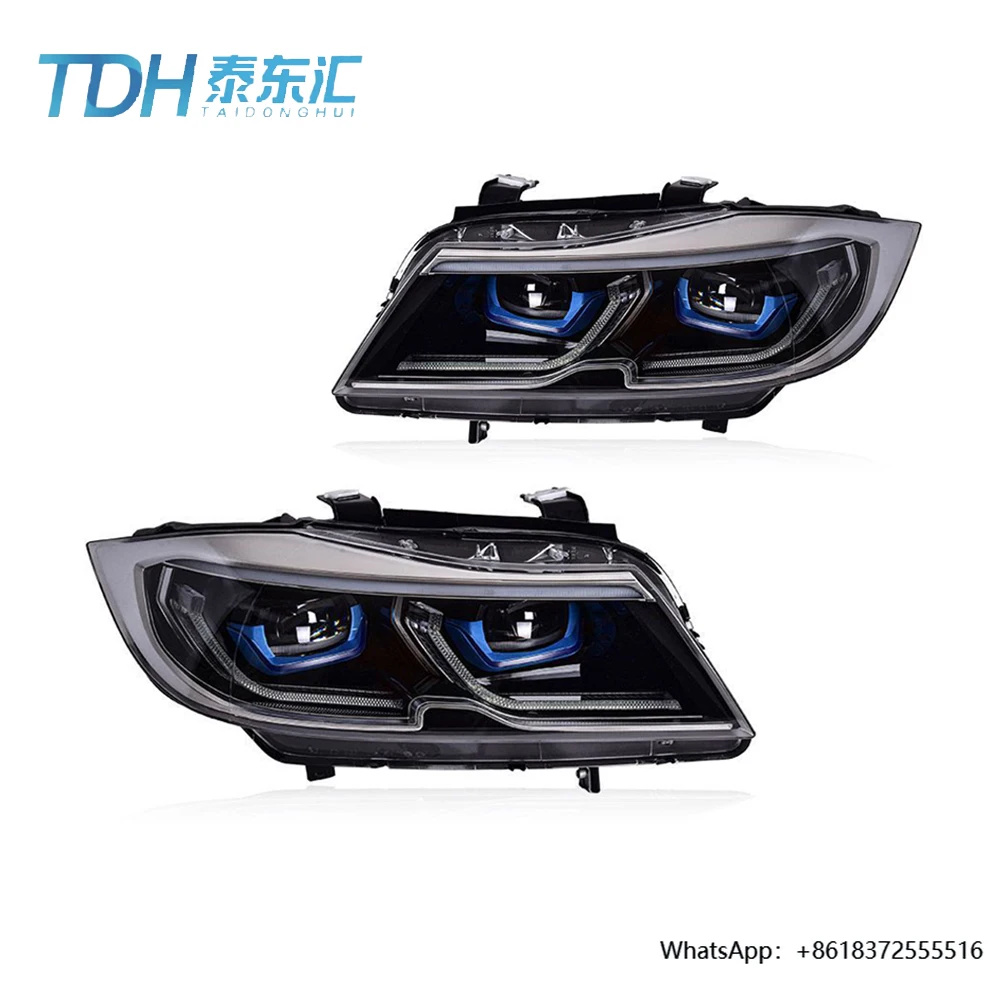 

For 05-12 E90 LED Headlight Assembly 100W Car Lights with 6000K Color Temperature New Condition